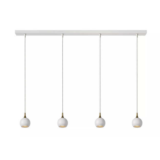 Lucide Favori - hanglamp - 100 x 10 x 100 cm - wit