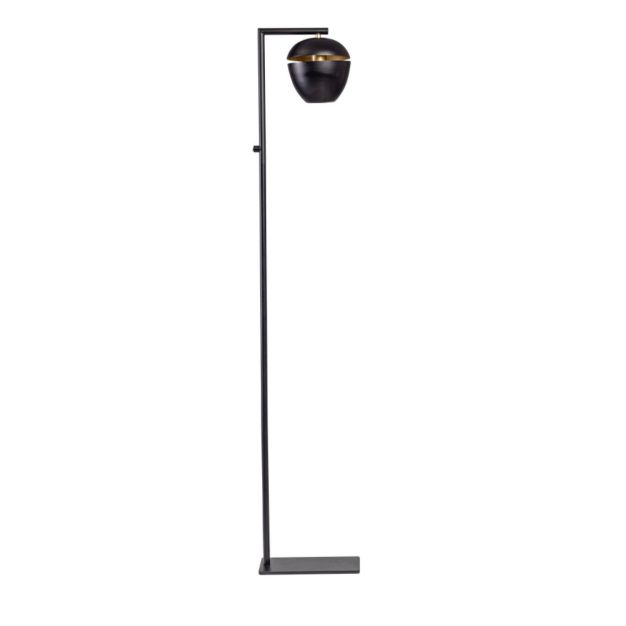 ETH Claire - vloerlamp - Ø 30 x 156 cm - zwart en messing