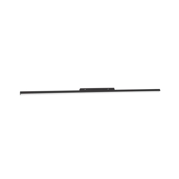 Nova Luce Planet 48V - armatuur voor magnetisch profielsysteem - 100 x 3 cm - 26W dimbare LED incl. - zandzwart