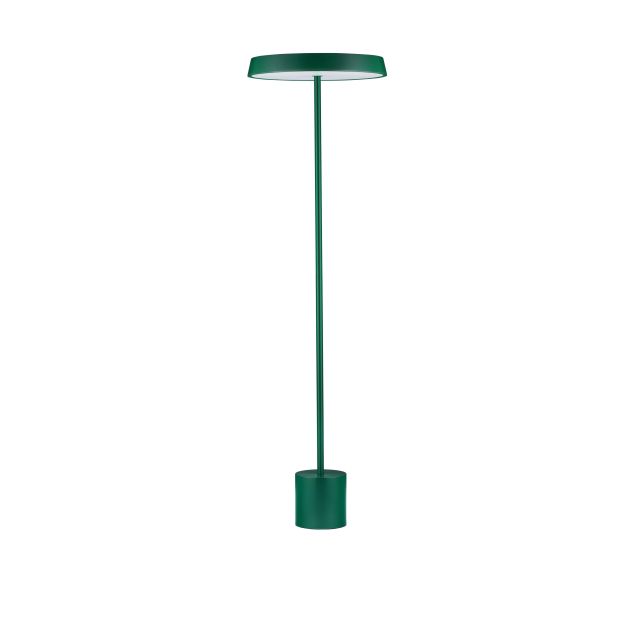 Nova Luce Vetro - staanlamp - Ø 40 x 136 cm - 33W  LED incl. - mat groen