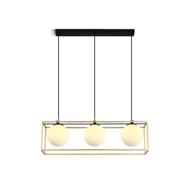 ONE Light Nordic Decorative Range - hanglamp - 70 x 120 cm - messing