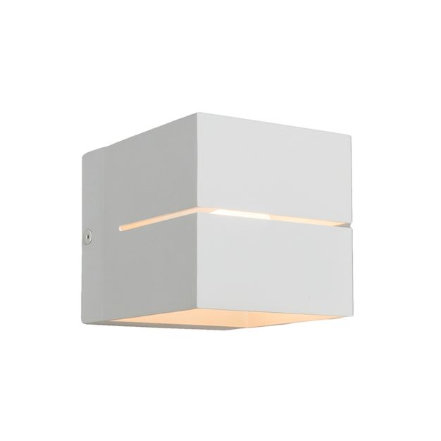 Zuma Line Transfer WL 2 Next - wandverlichting - 12,2 x 9,7 x 9,7 cm - wit