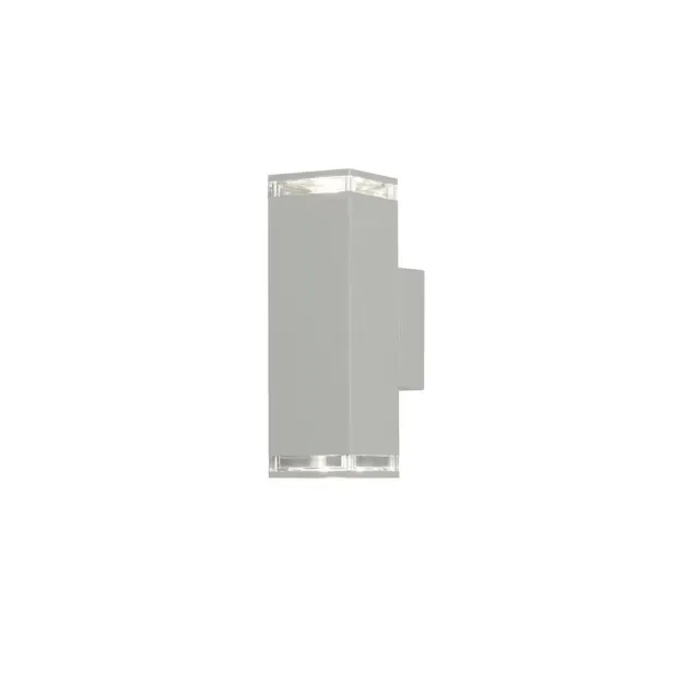 Konstsmide Pollux - buiten wandlamp - 7,5 x 11,5 x 23,5 cm - IP44 - wit