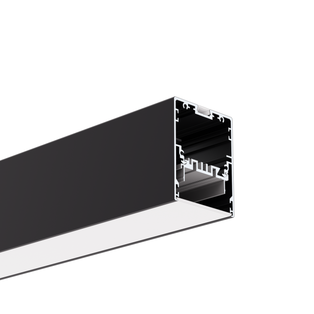 Klus Mod-50 - ledprofiel - 5,6 x 7 cm - zwart