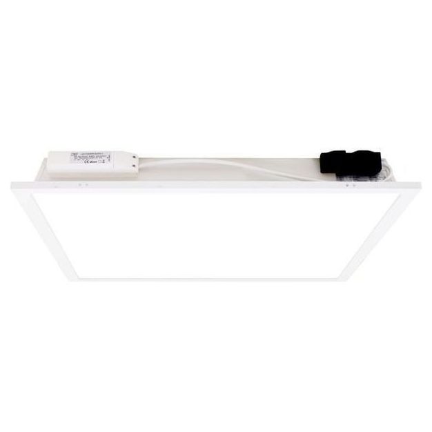 Integral LED - Low Panel - inbouw ledpaneel - 59,6 x 59,6 x 6,5 cm - 23W LED incl - IP44 - wit