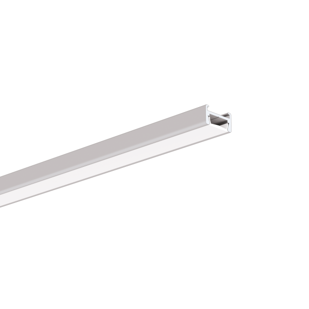 Klus Micro-H - ledprofiel - 1,6 x 0,87 cm - geanodiseerd zilver
