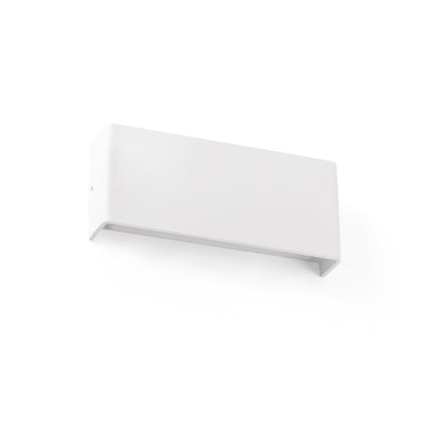 Faro Nash - wandverlichting - 21 x 4 x 9 cm - 8W LED incl. - mat wit
