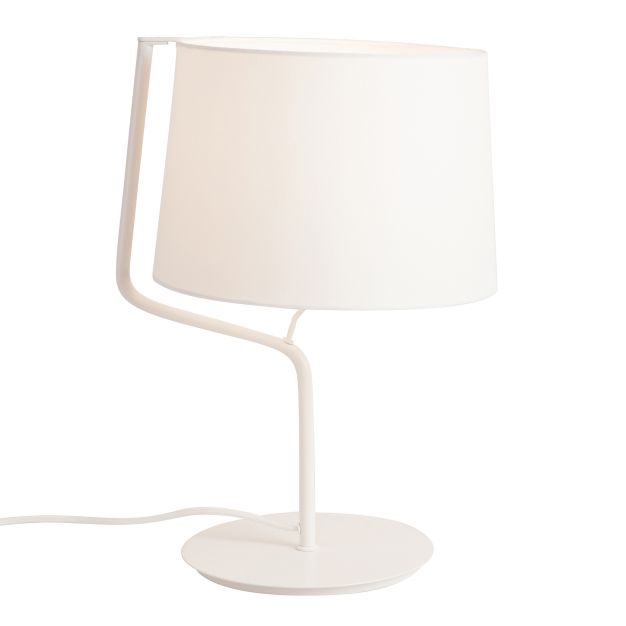 Maxlight Chicago - tafellamp - Ø 32 x 46 cm - wit