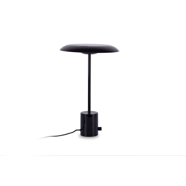 Faro Hoshi - tafellamp - Ø 26 x 40 cm - 12W dimbare LED incl. - glanszwart