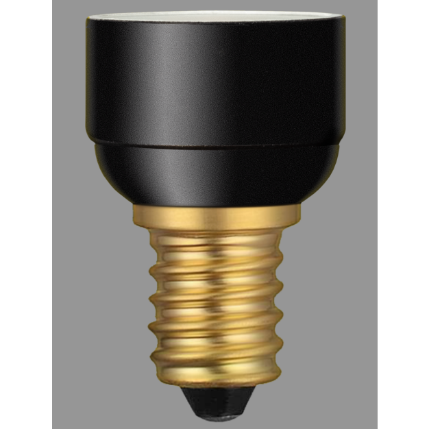 ETH LED Pucc lamp - Ø 3 x 4,5 cm - E14 - 3,5W - 3 stappen dimbaar - 2200K - zwart