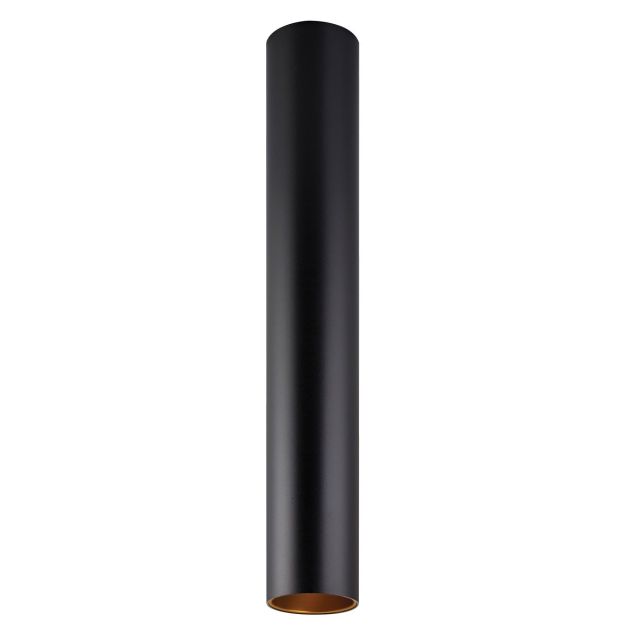 VK Lighting Koroidia - opbouwspot - Ø 7 x 50 cm - zwart en goud