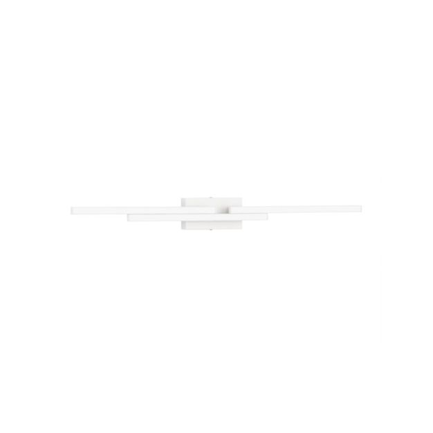 Nova Luce Chart - wandlamp - 9 x 10 x 96,5 cm - 31W LED incl. - IP44 - zandwit