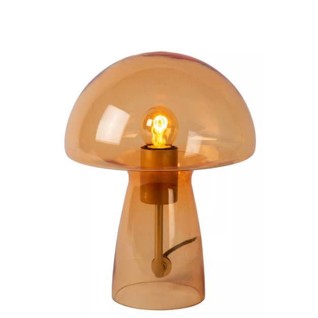 Lucide Fungo - tafellamp - Ø 23 x 28 cm - oranje