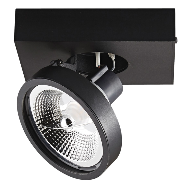 VK Lighting Kylos - opbouwspot - 15,5 x 12 x 12,9 cm - zwart