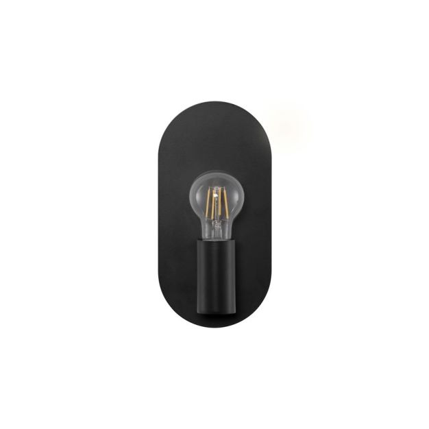 Nova Luce Royal - wandlamp - 12,5 x 10 x 25 cm - zwart
