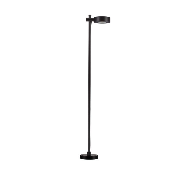 Nova Luce Dyol - tuinpaal op piek - Ø 12 x 102 cm - 7W LED incl. - IP65 - zandzwart