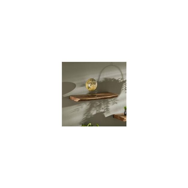 Vico Natural Edge - wandschap - 60 x 20 x 4 cm - acaciahout