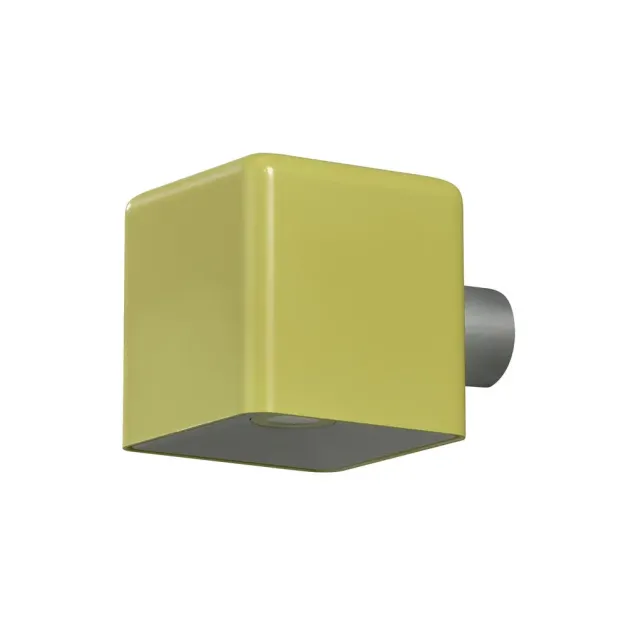 Konstsmide Amalfi - buiten wandlamp - 10 x 13 x 10 cm - 3W LED incl. - IP54 - geel