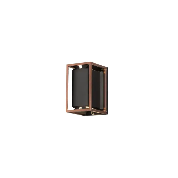 Konstsmide Vale - buiten wandlamp - 12 x 15 x 20 cm - 10W LED dimbare incl. - IP44 - zwart