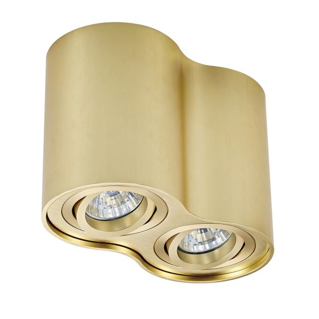 Zuma Line Rondoo SL - opbouwspot 2L - 17,7 x 9,6 x 12,5 cm - goud