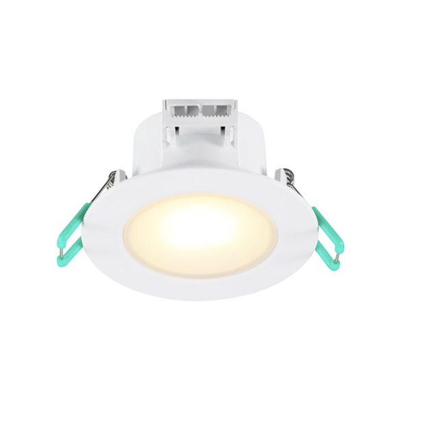 Sylvania Start Eco Spot - inbouwspot - Ø 87 mm, 74 mm inbouwmaat - 6,5W LED incl. - IP65 - wit