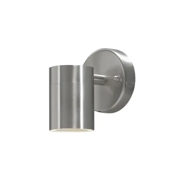 Konstsmide Modena Down - buiten wandlamp - 9,5 x 11,5 x 13,5 cm - IP44 - roestvrij staal