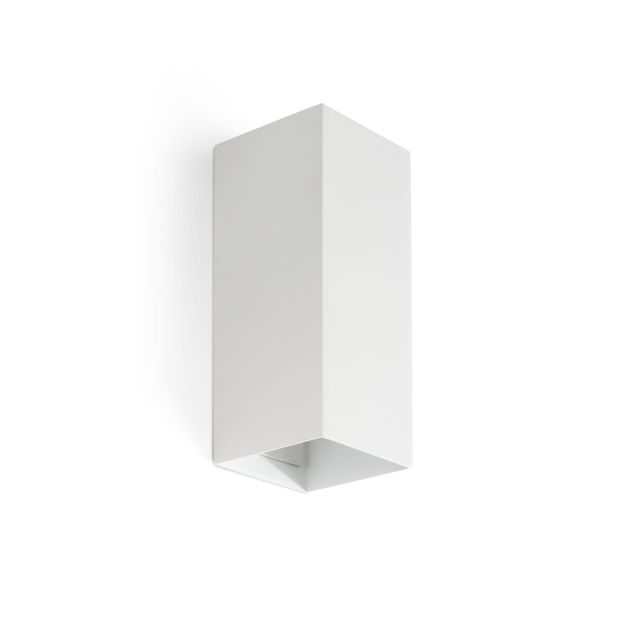 Faro Lune 2L - wandlamp - 8 x 15,5 x 6,5 cm - wit