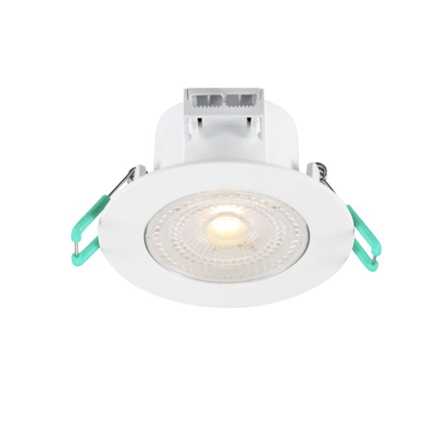 Sylvania Start Eco Spot - inbouwspot - Ø 87 mm, 74 mm inbouwmaat - 5,5W dimbare LED incl. - IP44 - wit