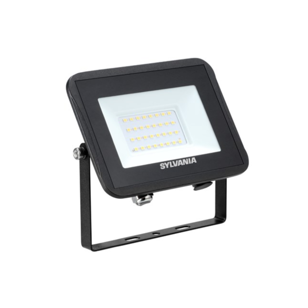 Sylvania Start Flood Flat - verstraler - 15,6 x 12,3 x 2,8 cm - 27W - IP65 - 4000K - zwart