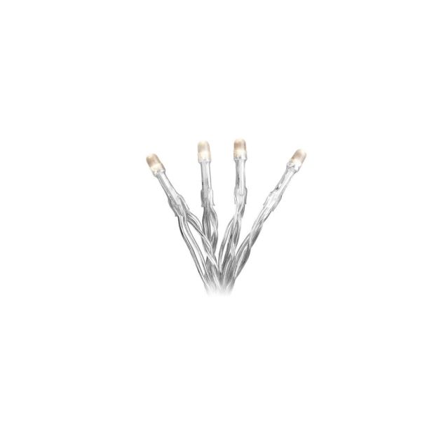 Konstsmide - LED-licht ketting op batterijen - 735 cm - 50 x 0,06W incl. - warmwitte lichtkleur - transparant