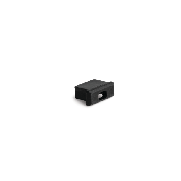 KLUS MICRO-ALU-OTW - open eindkapje - zwart