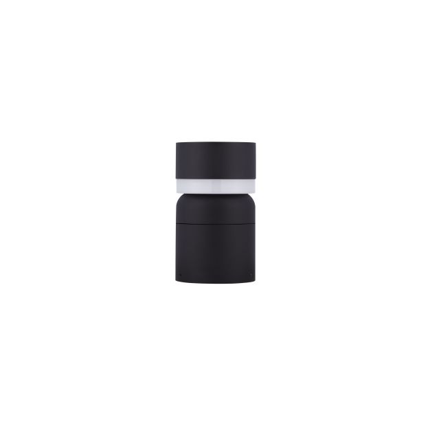 Nova Luce Airy - tuinpaal - Ø 14,5 x 25 cm - 8W LED incl. - IP65 - zandzwart