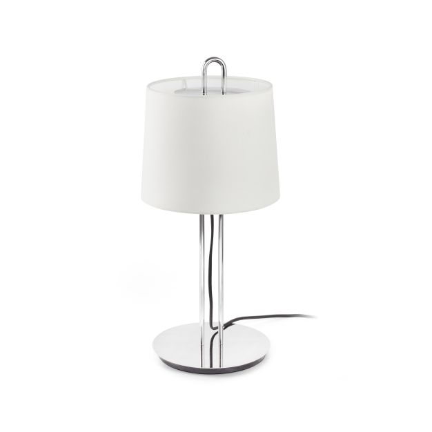 Faro Montreal - tafellamp - Ø 25 x 54 cm - wit