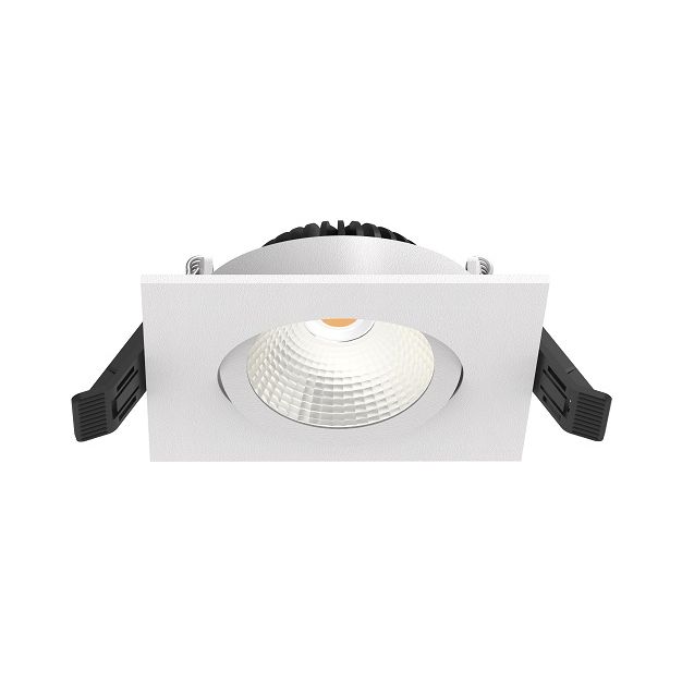 Artdelight Dublin - inbouwspot - 83 x 83 mm, Ø 68 mm inbouwmaat - 6W dimbare LED incl. - wit