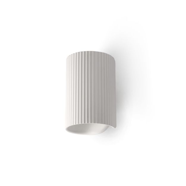 Faro Trama 1L - wandlamp - Ø 12 x 18 cm - wit