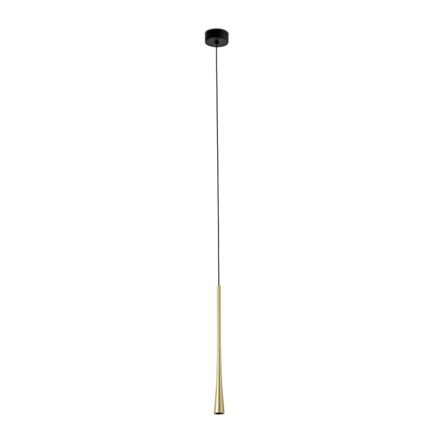 Faro Diana 400 - hanglamp - Ø 3,2 x 40 cm - 6W LED incl. - goud