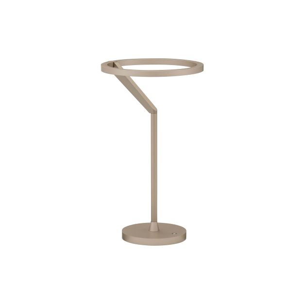 Nova Luce Tilia - tafellamp - Ø 22 x 38 cm - 16W dimbare LED incl. - Moca-koffie