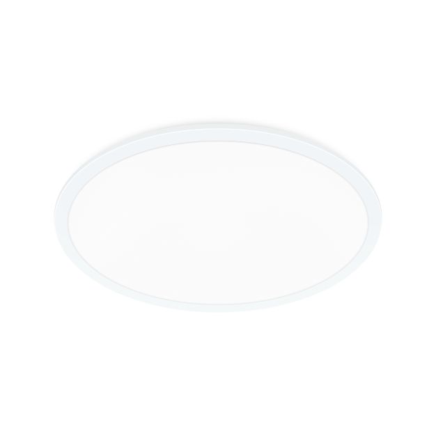 Nordlux Oja - plafondverlichting - Ø 60 x 3,2 cm - 3 stappen Moodmaker functie (2700K) - 38W LED incl. - wit