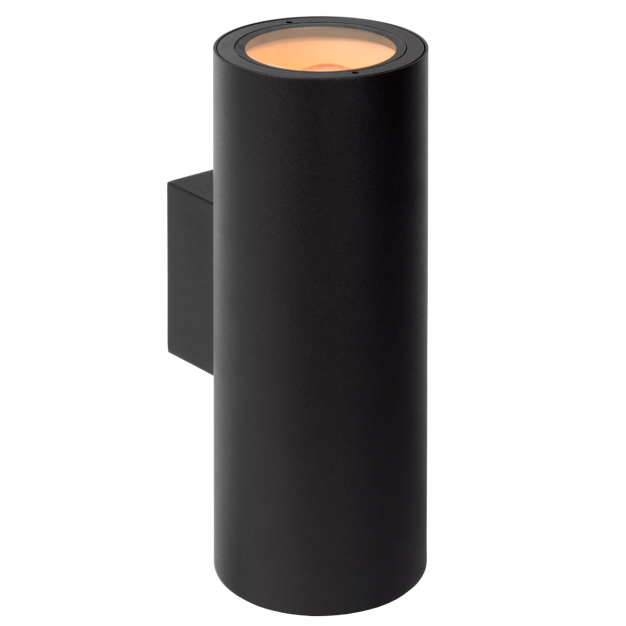 Lucide Volantis - buiten wandverlichting - 10,8 x 14,6 x 30 cm - IP54 - zwart