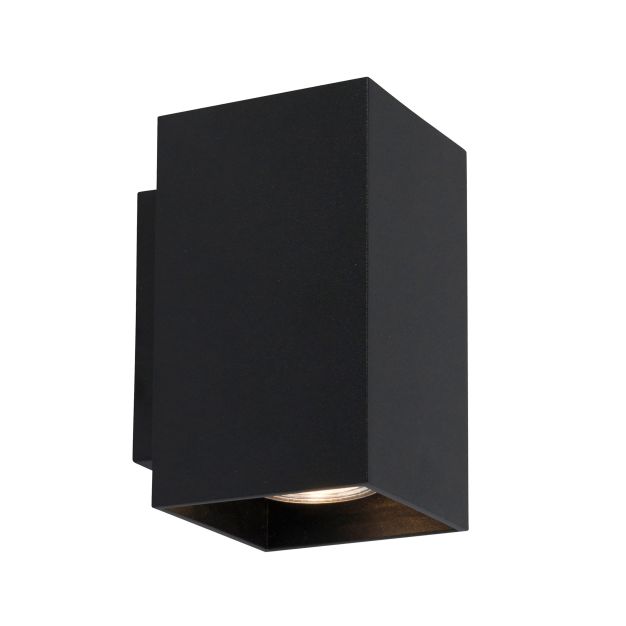 Zuma Line Sandy WL Square - wandverlichting - 8 x 10 x 14 cm - zwart