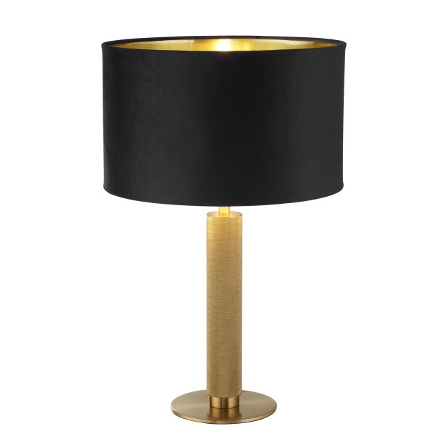 Searchlight London - tafellamp - Ø 40 x 63 cm - zwart en goud