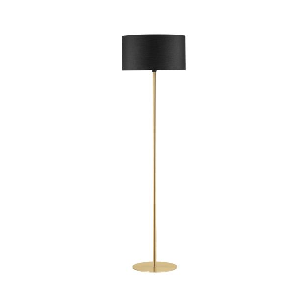 Nova Luce Sibnia - staanlamp - Ø 45 x 164,8 cm - messing goud en zwart