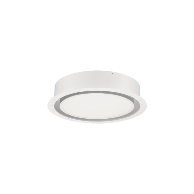 Nova Luce Perfect Profile Trimless - inbouwspot op afstandsbediening (incl.) - Ø 400 mm, 475 mm inbouwmaat - 24W dimbare LED incl. - 2700K-6000K - wit