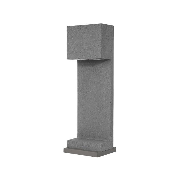 Nova Luce Grante - tuinpaal - 20 x 12 x 60 cm - IP65 - grijs