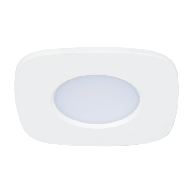 Lutec Rina - inbouwspot - Lutec Connect - 95 x 95 x 50 cm, inbouwmaat Ø 76 cm - 7,7W LED incl. - IP65 - dimfunctie en instelbare lichtkleur via app - RGB+W - wit