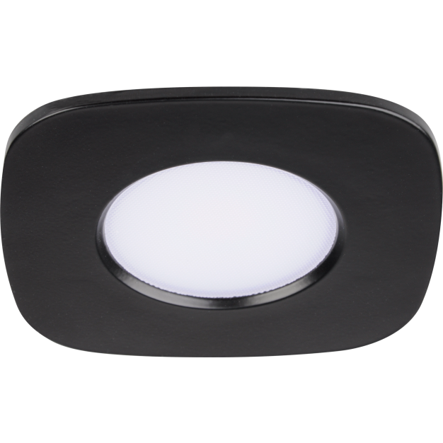 Lutec Rina - inbouwspot - Lutec Connect - 95 x 95 x 50 cm, inbouwmaat Ø 76 cm - 7,7W LED incl. - IP65 - dimfunctie en instelbare lichtkleur via app - RGB+W - zwart