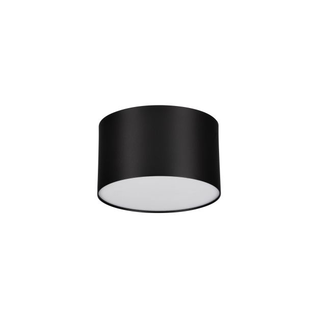 Nova Luce Marsa - plafondlamp - Ø 11 x 6,5 cm - 10W LED incl. - zandzwart