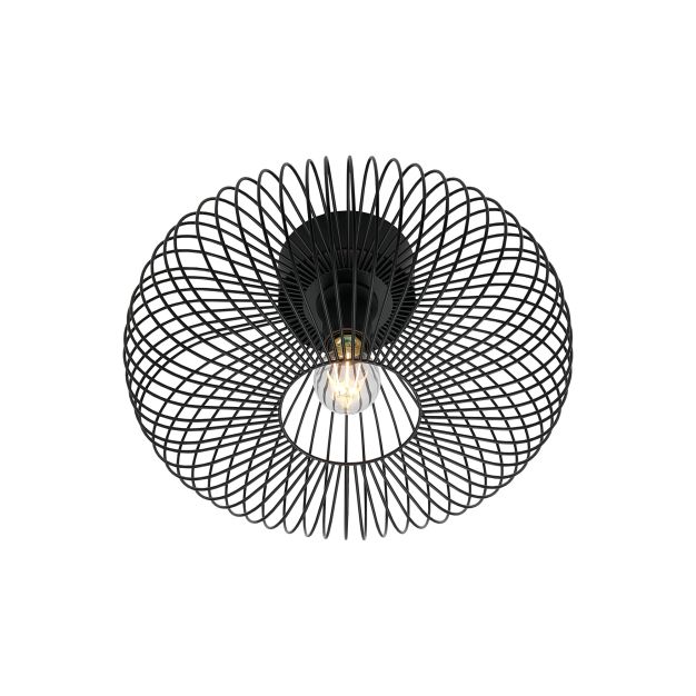 Nordlux Beroni - plafondlamp - Ø 40,3 x 21 cm - zwart
