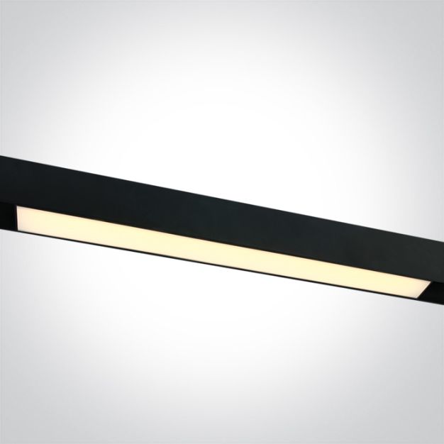 ONE Light magnetisch railsysteem MINI & MIDI - linear - railspot - 60 x 2,4 x 2,9 cm - 16W LED incl. - zwart