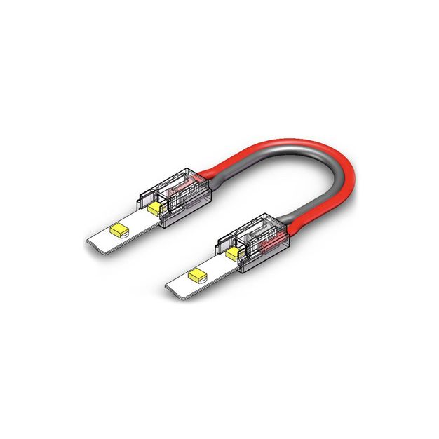 Lichtkoning - dubbele connector met 15cm kabel - voor enkelkleurige 5mm SMD LED strip